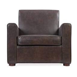 Кресло Maxwell, темно-коричневое, натуральная кожа