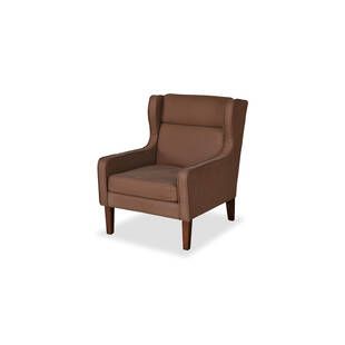 Кресло Mogenson, коричневое, натуральная кожа