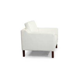 Кресло Monroe, белое, экокожа