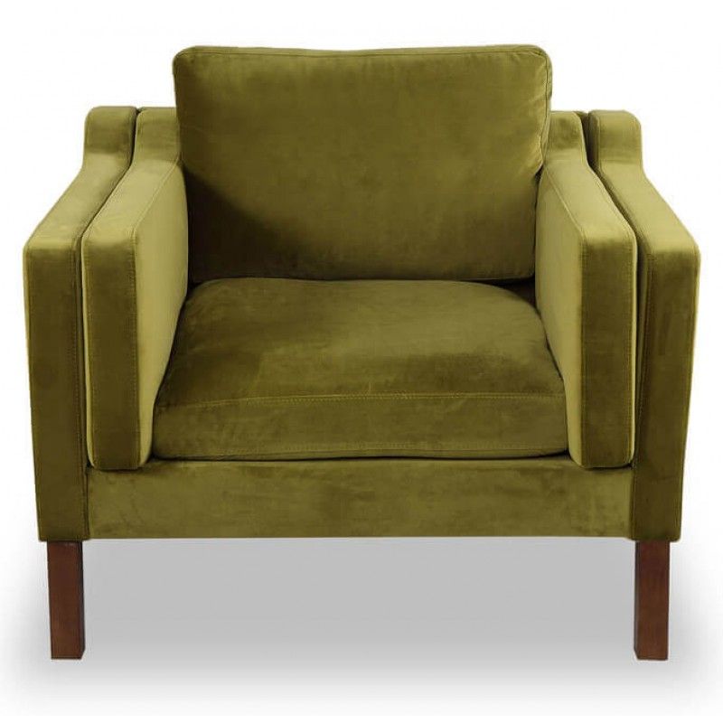Кресло Monroe зеленый вельвет