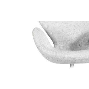 Кресло Swan серого цвета, тканевая обивка