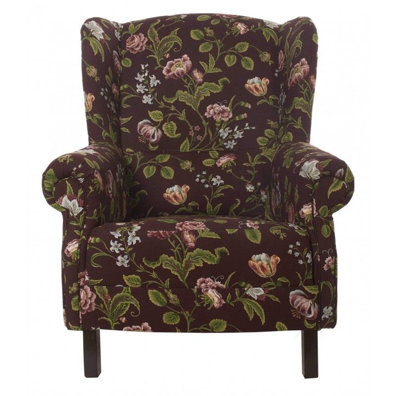 Кресло с цветочным орнаментом " Цветы Прованса"