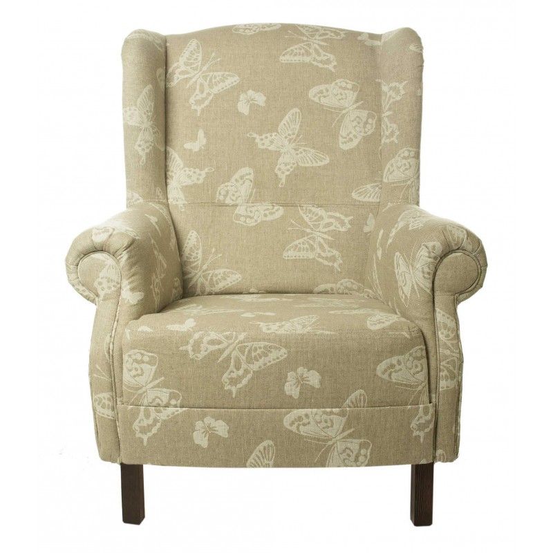 Кресло с орнаментом "Бабочки"