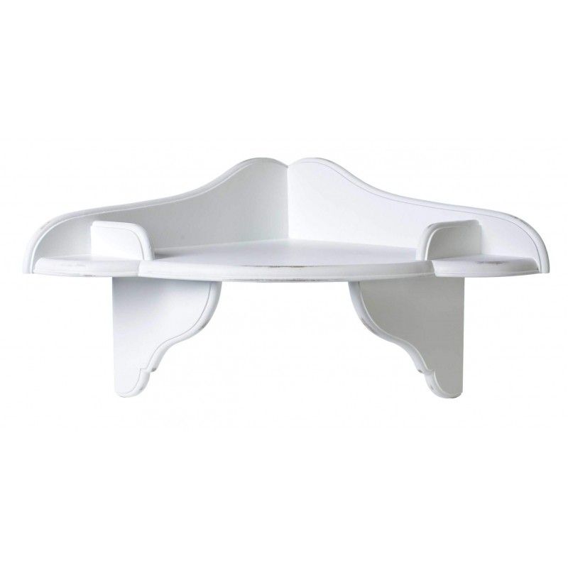 Полочка угловая декоративная "Снежный Прованс"