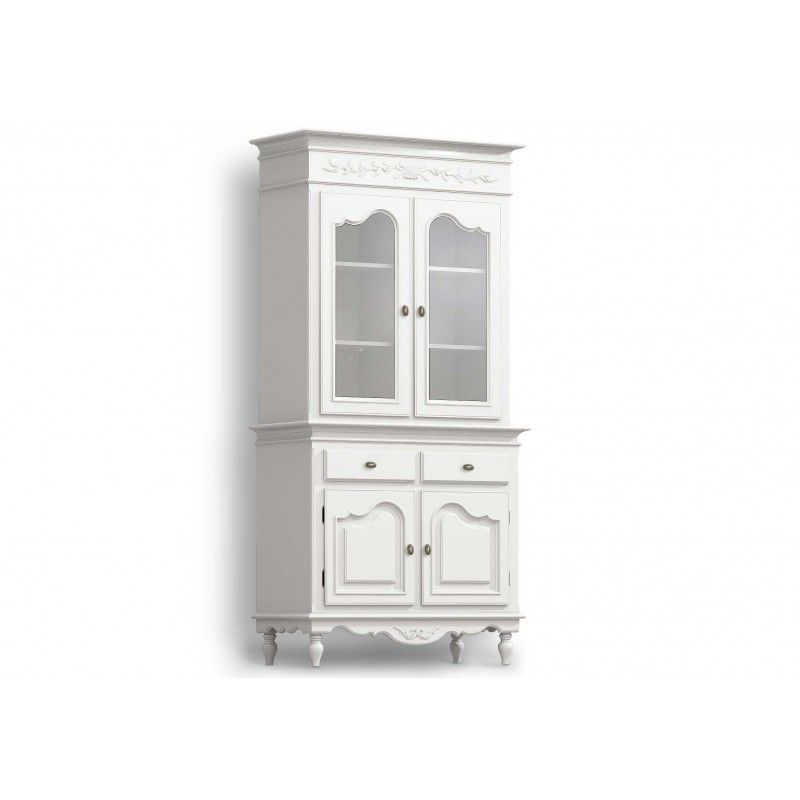 Буфет двустворчатый "Снежный Прованс"