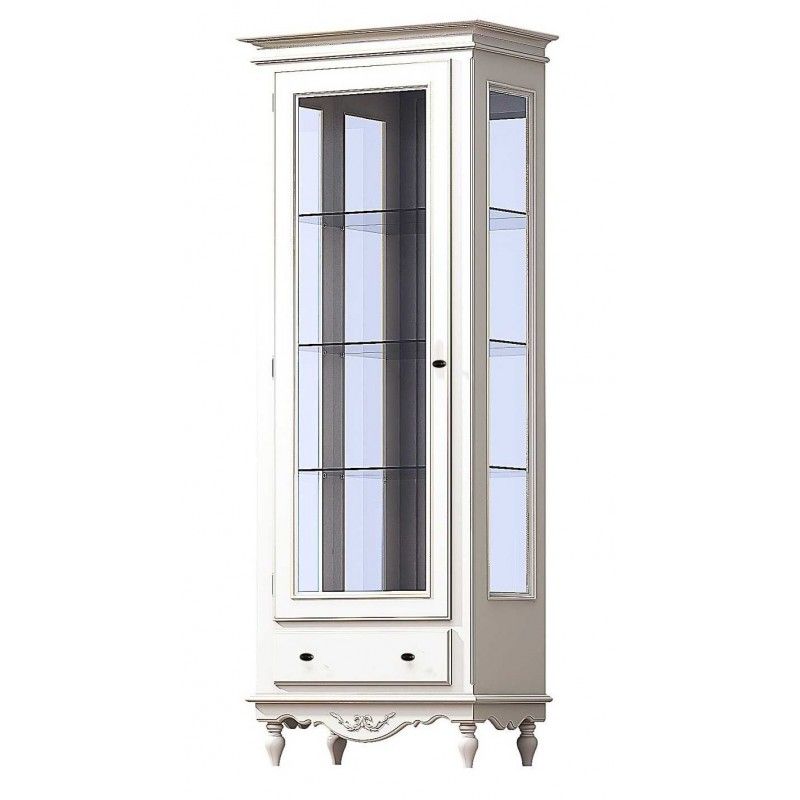 Витрина для гостиной "Снежный Прованс", правая