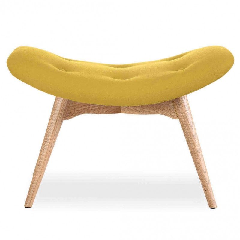 Оттоманка\Пуф Contour, желтая