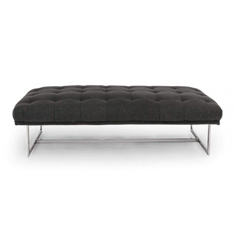 Банкетка Edward темно-серая