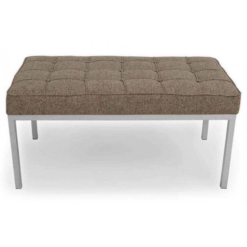 Банкетка Florence коричневая двухместная