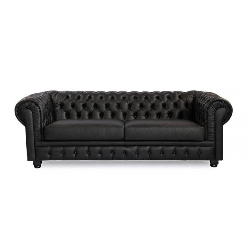 Диван Chesterfield, черный