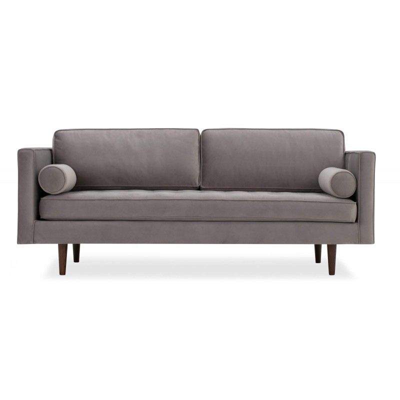 Диван Dwell, прямой, серый