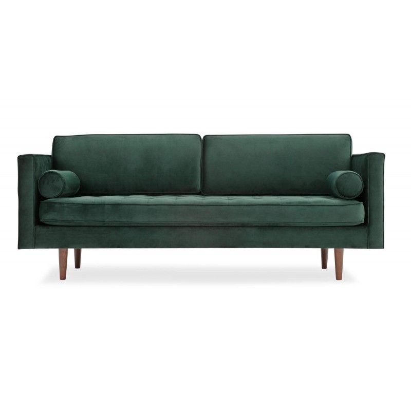 Диван Dwell, прямой, зеленый