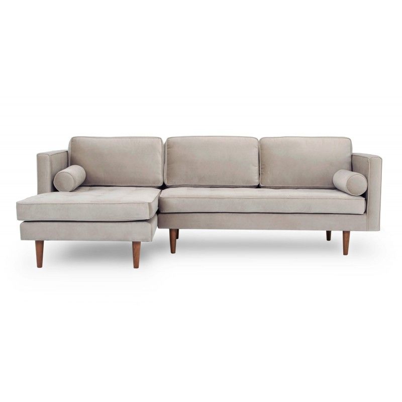 Диван Dwell, угловой, бежевый