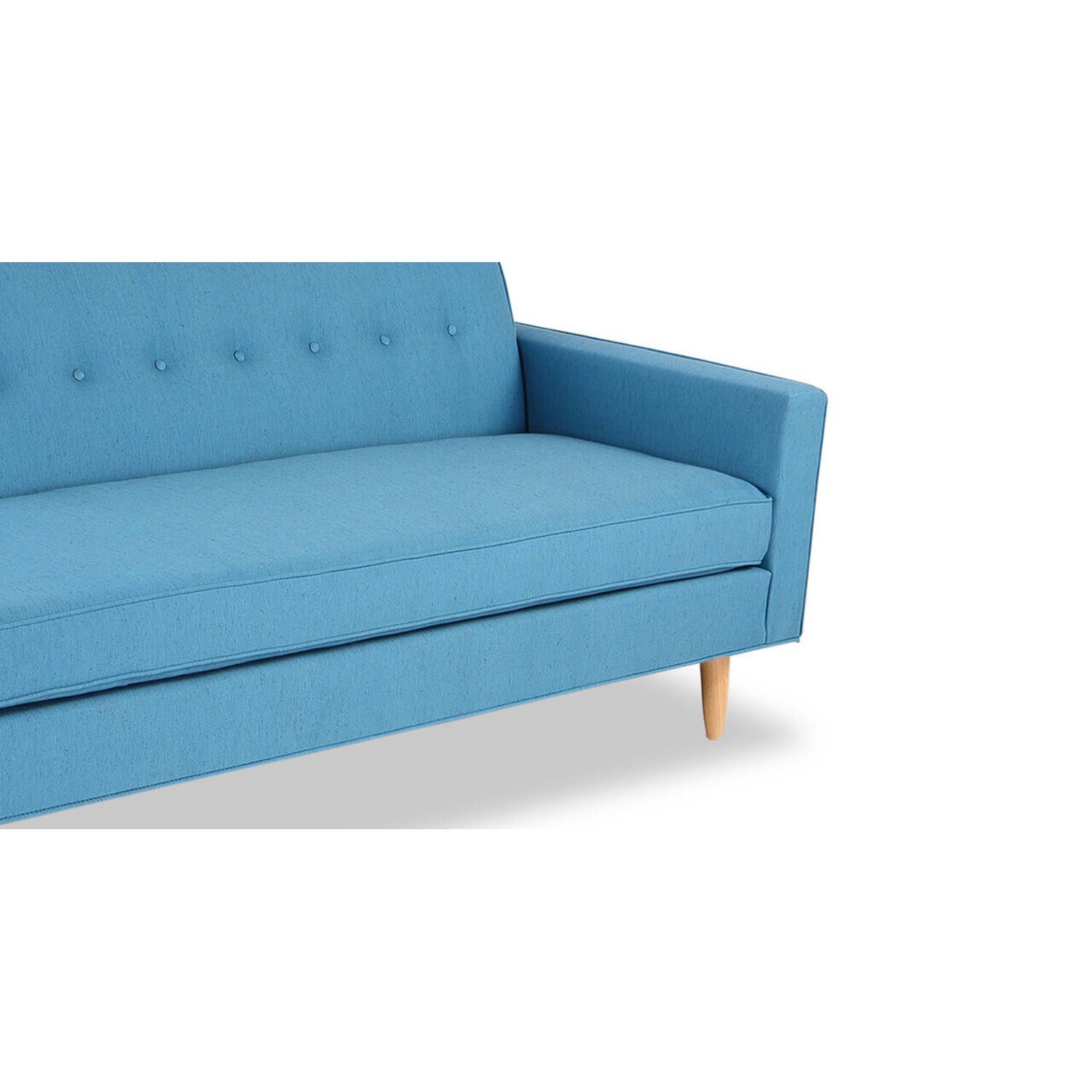 Прямой диван тахта Eleanor, голубой