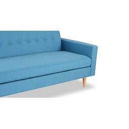 Прямой диван тахта Eleanor, голубой