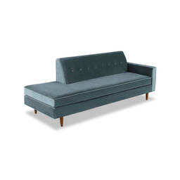 Прямой диван тахта Eleanor, синий
