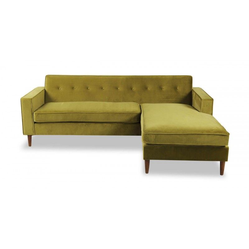 Угловой диван Eleanor, оливковый