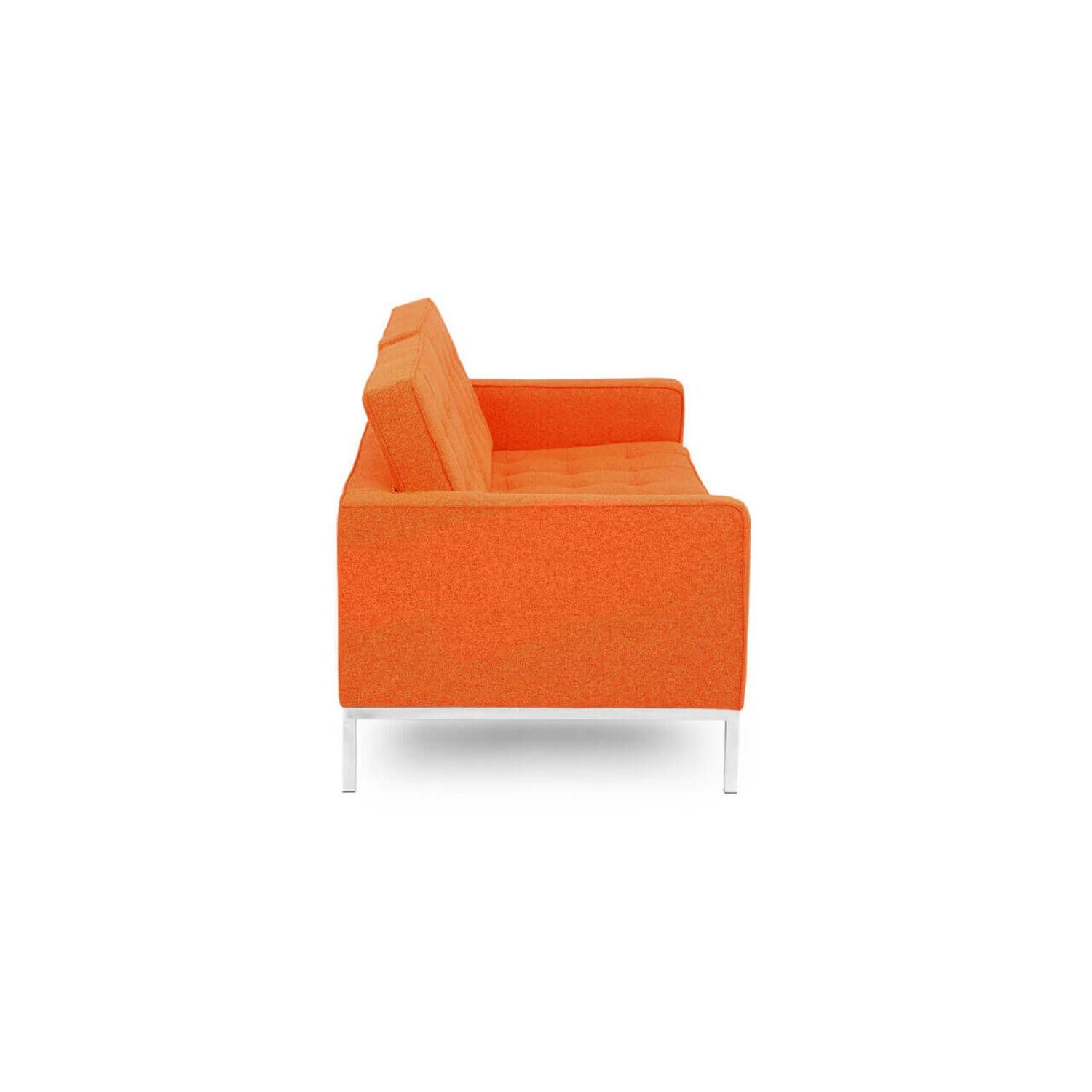 Оранжевый двухместный диван Florence