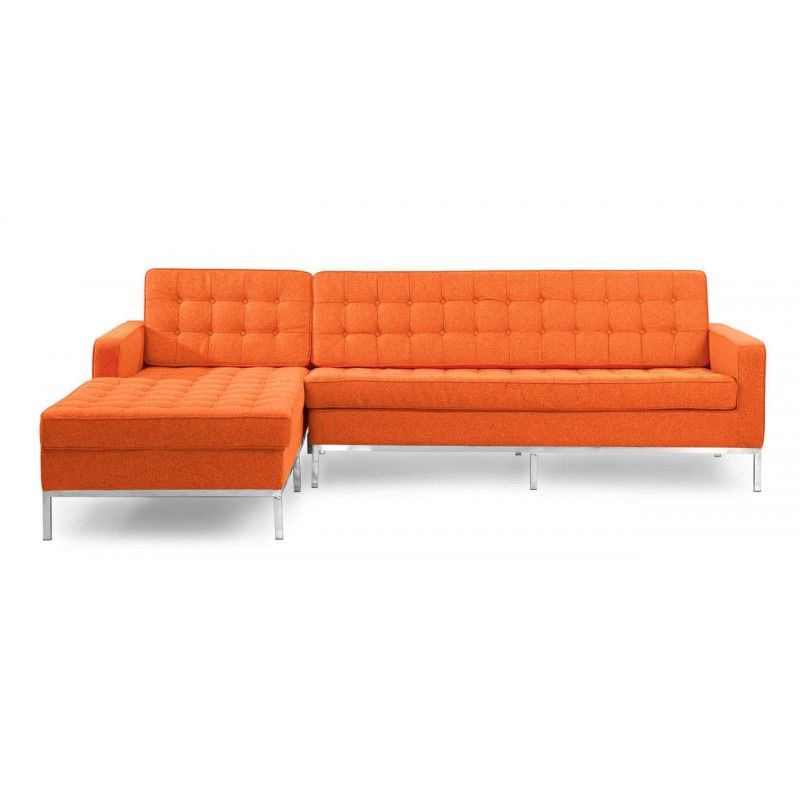 Оранжевый модульный диван Florence