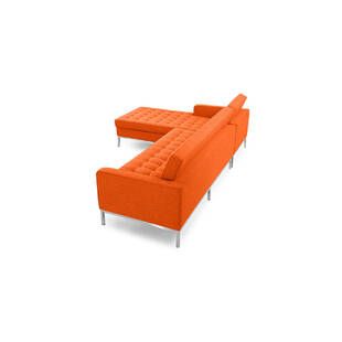 Оранжевый модульный диван Florence