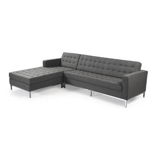 Серый модульный диван Florence