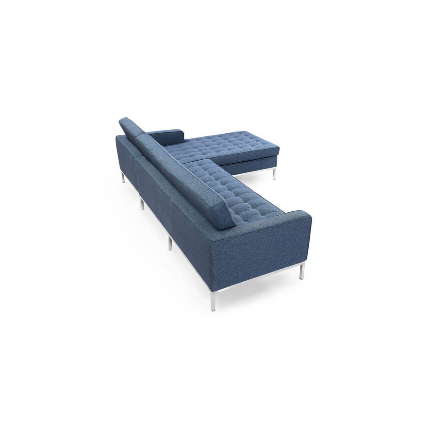 Синий модульный диван Florence
