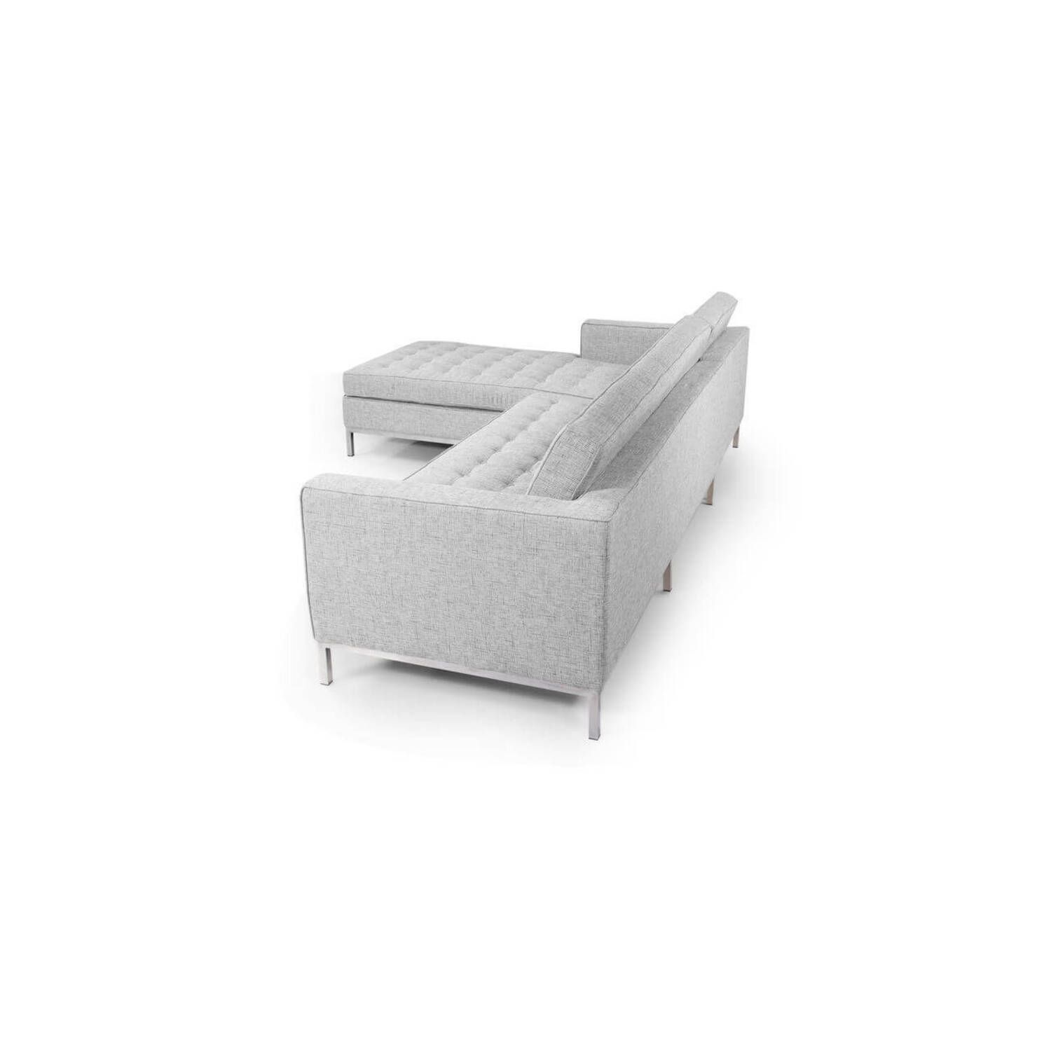 Светло-серый модульный диван Florence