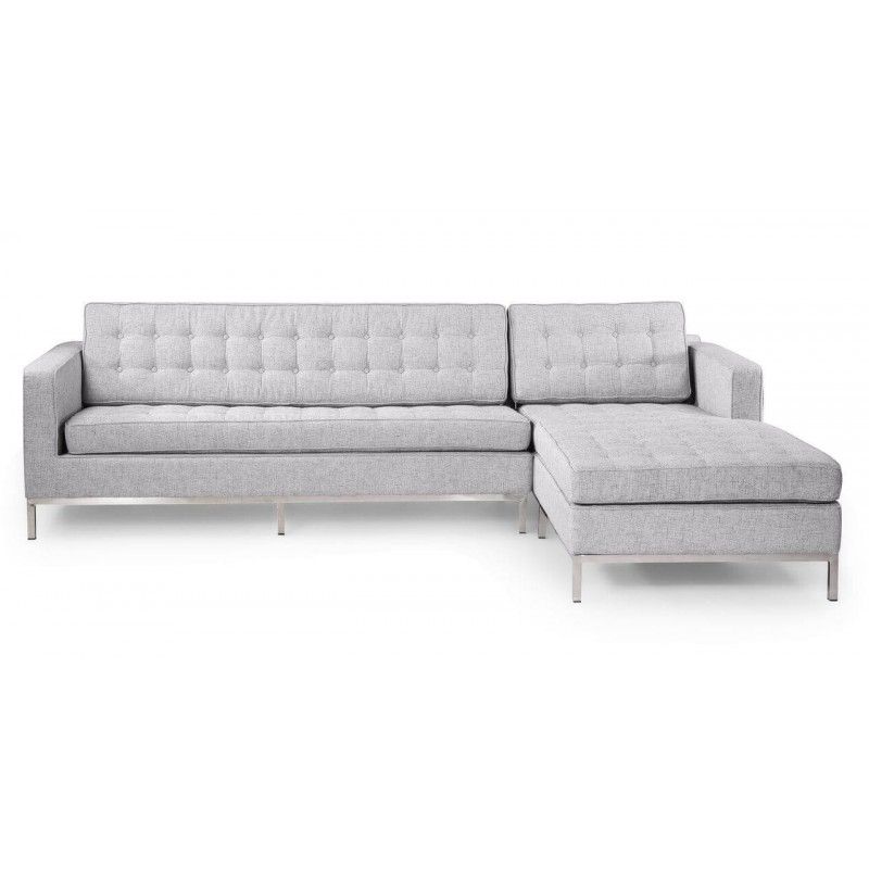 Светло-серый модульный диван Florence