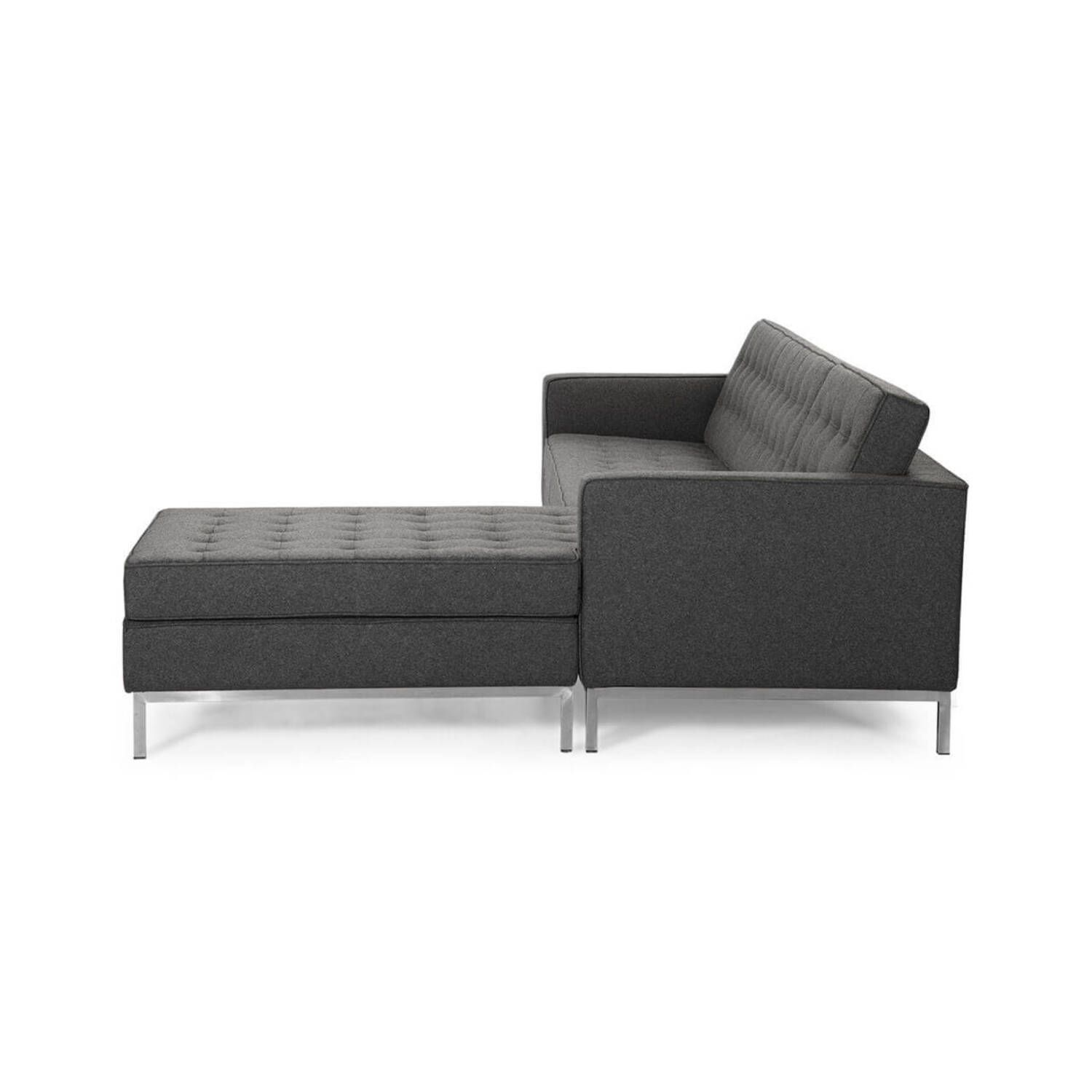 Темно-серый модульный диван Florence