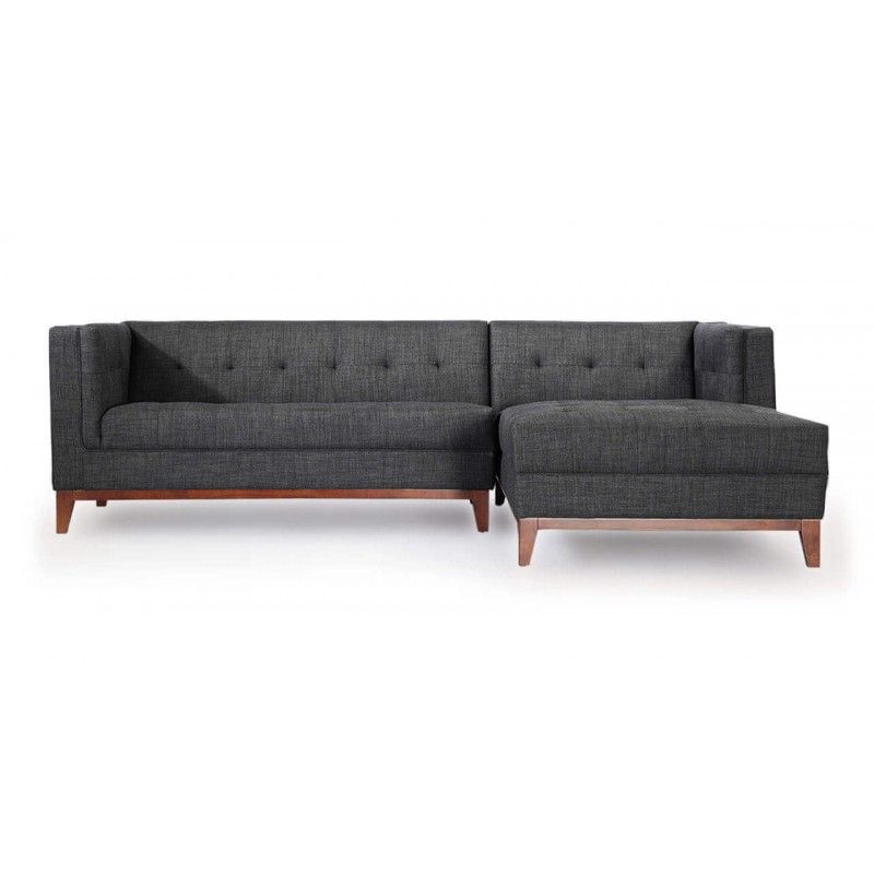 Диван Harrison модульный темно-серый, тканевый