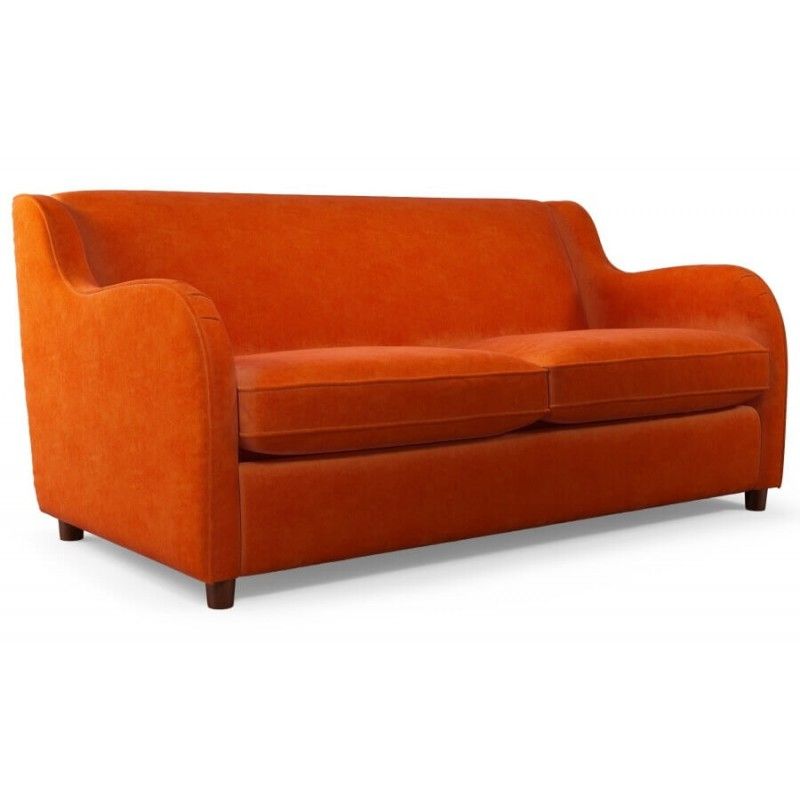 Диван Helena, со спальным механизмом, оранжевый