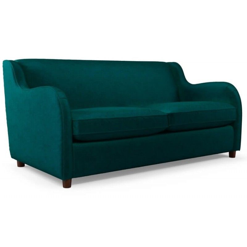 Диван Helena, со спальным механизмом, бирюзовый