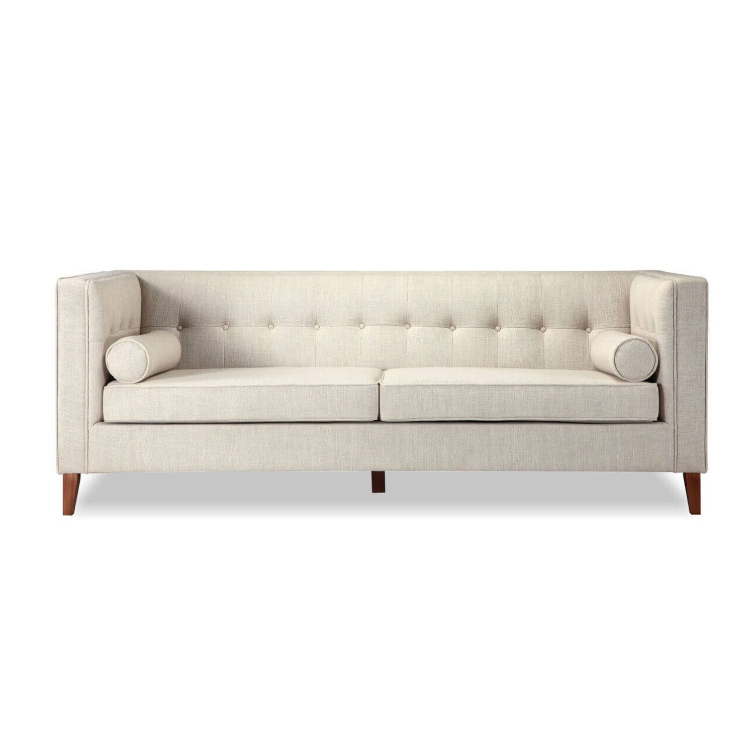 Белый диван Jefferson, ткань