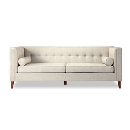 Белый диван Jefferson, ткань