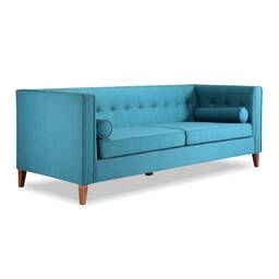 Голубой диван Jefferson, ткань