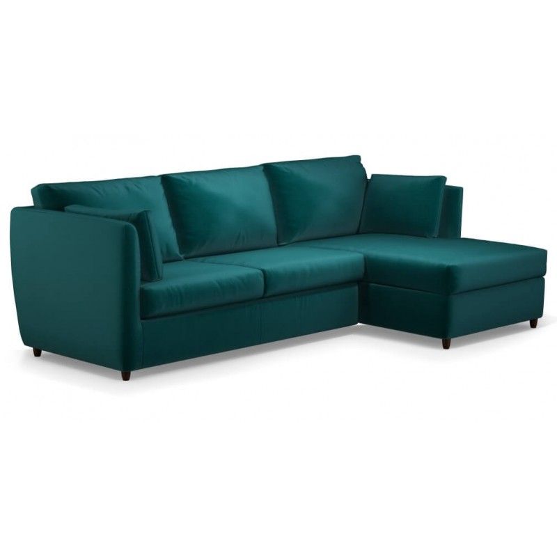 Диван Milner угловой, бирюзовый