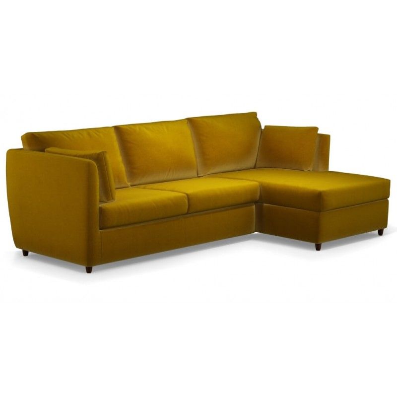 Диван Milner угловой, желтый