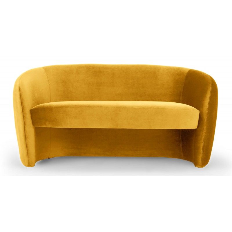 Диван Miranda, прямой, желтый