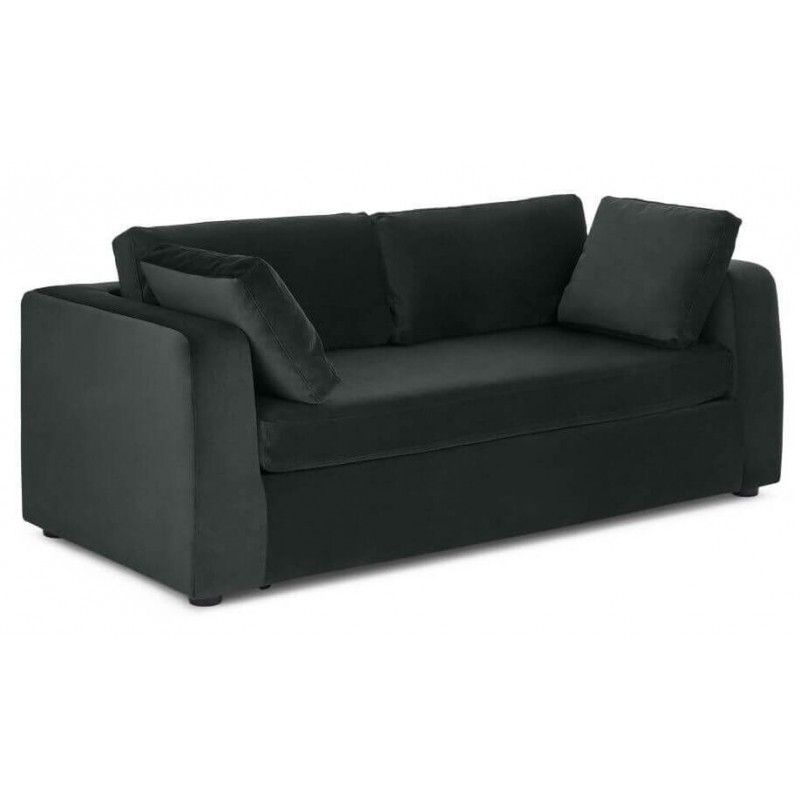 Диван Mogen прямой, серый микровельвет