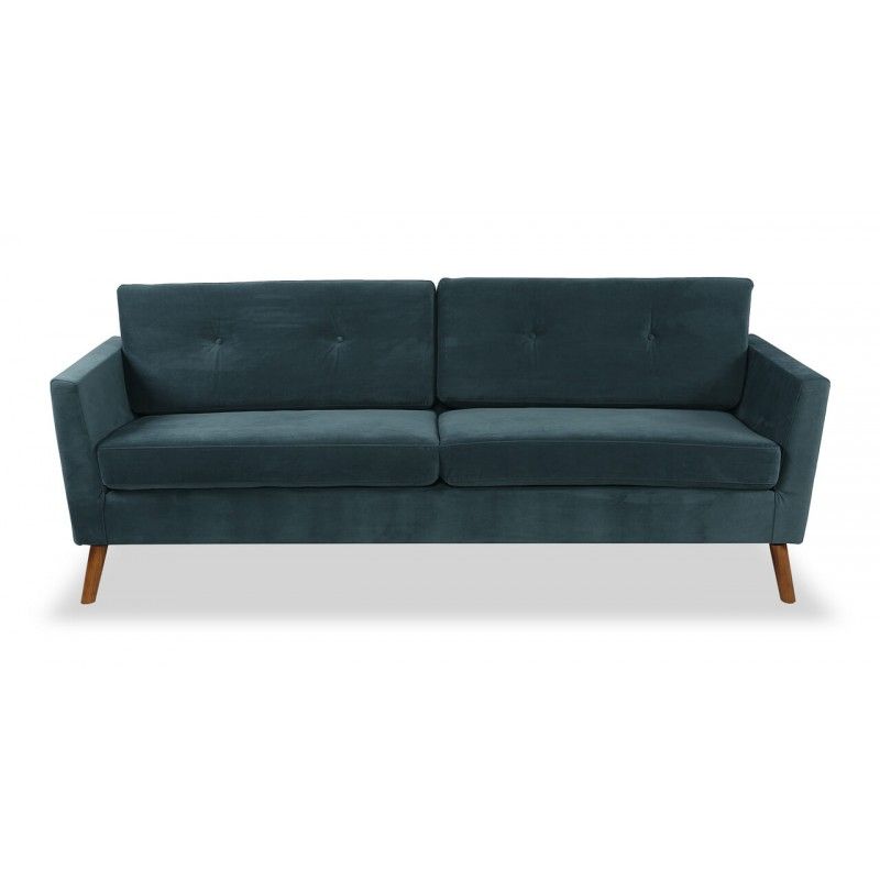 Темно-синий Диван Mid-Century