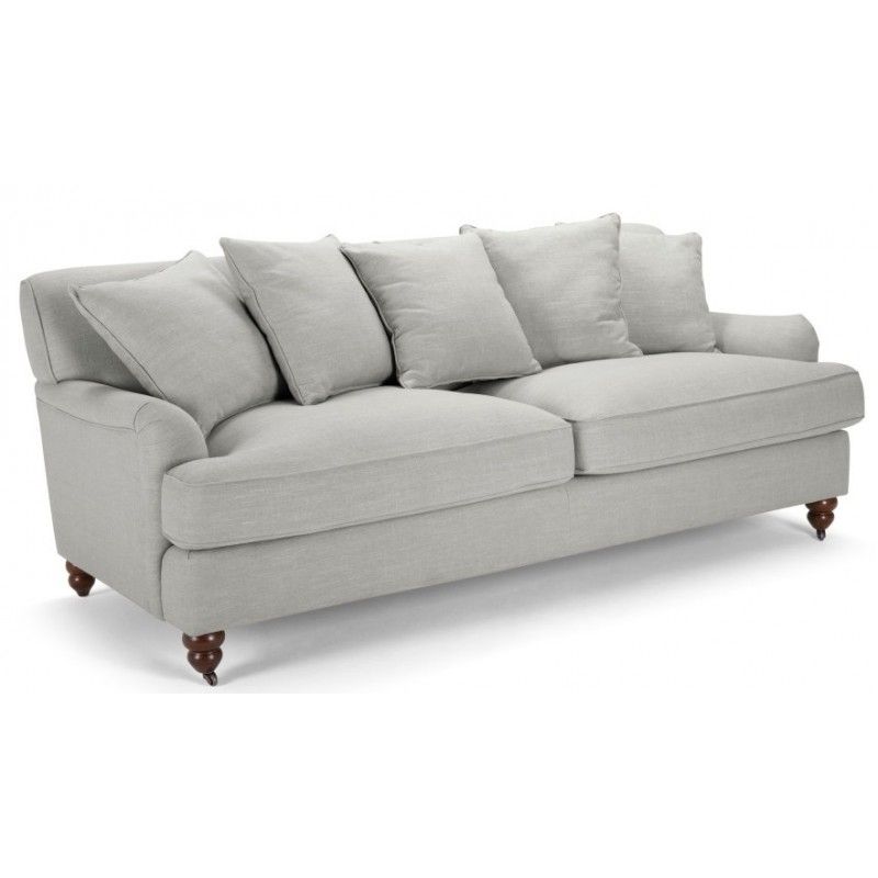 Диван Orson, прямой, светло-серый