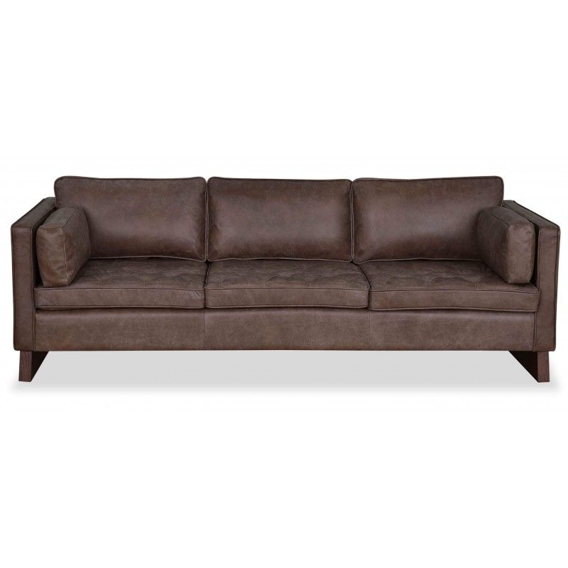 Диван Wexler, прямой, коричневый