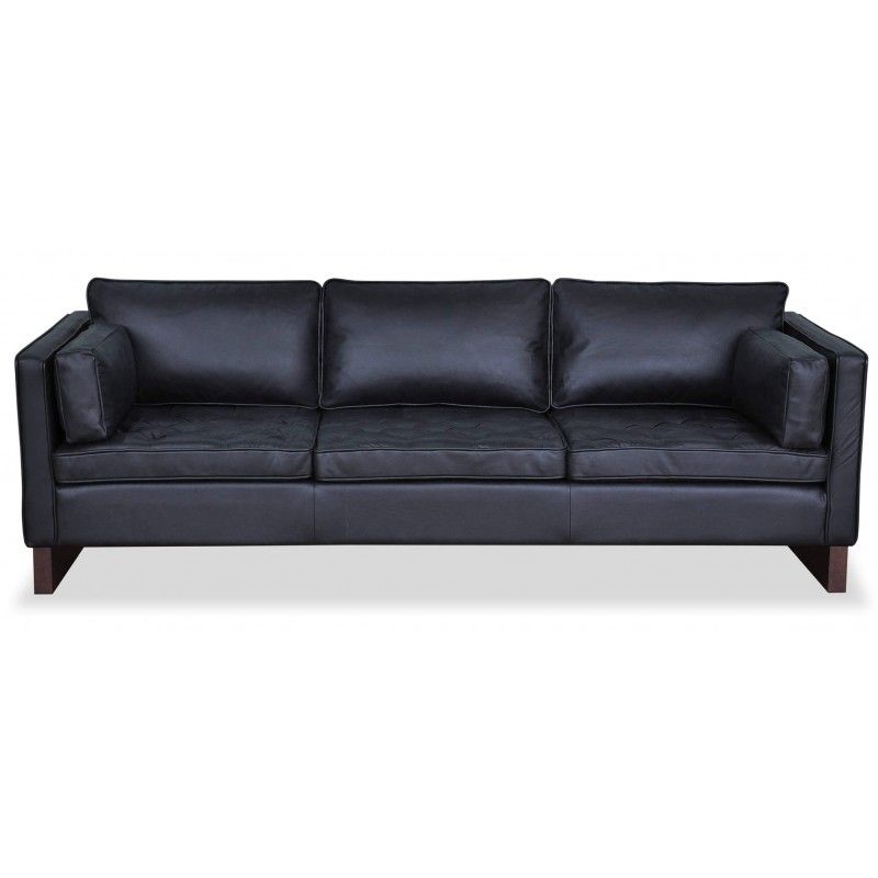 Диван Wexler, прямой, черный