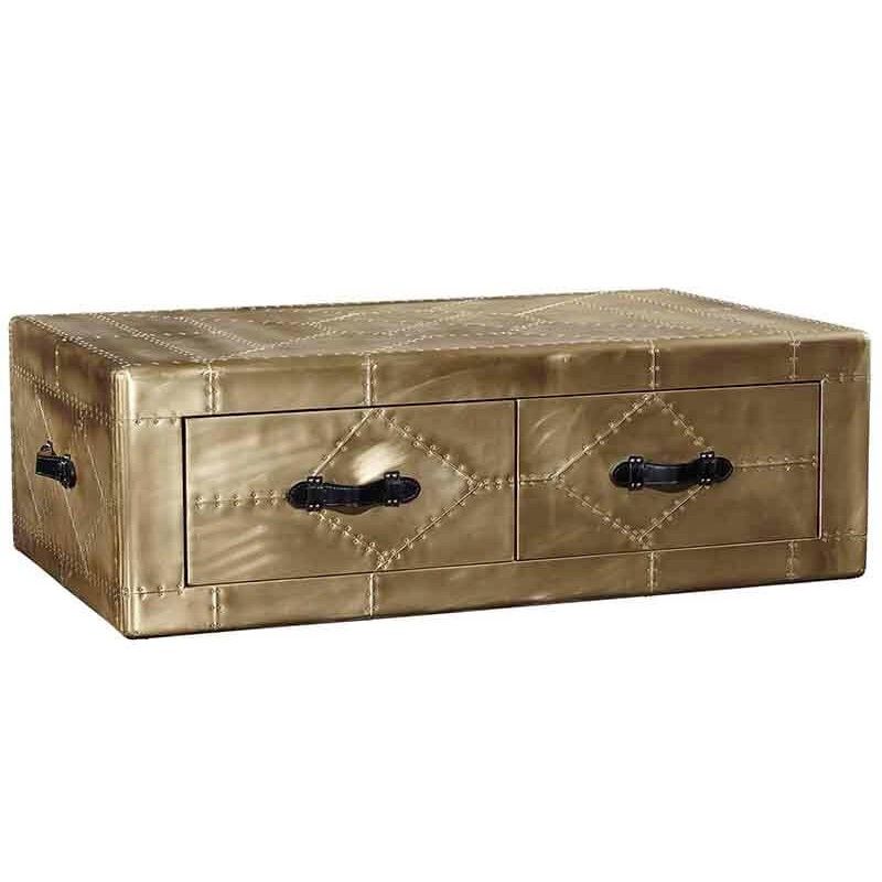 Стол Aviator Brass Coffee Table