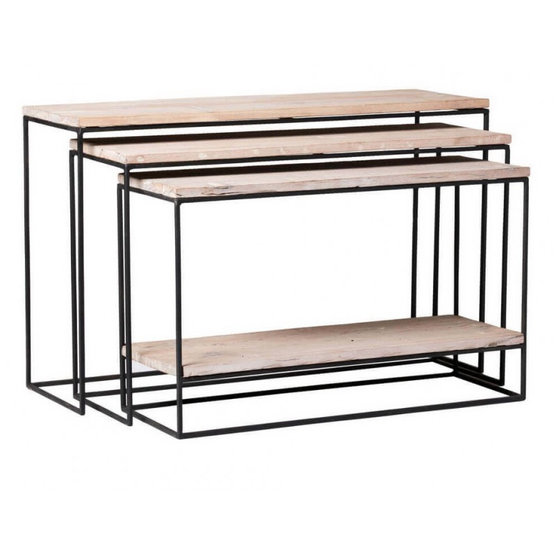 Столик-консоль Domino, набор из 3 штук.