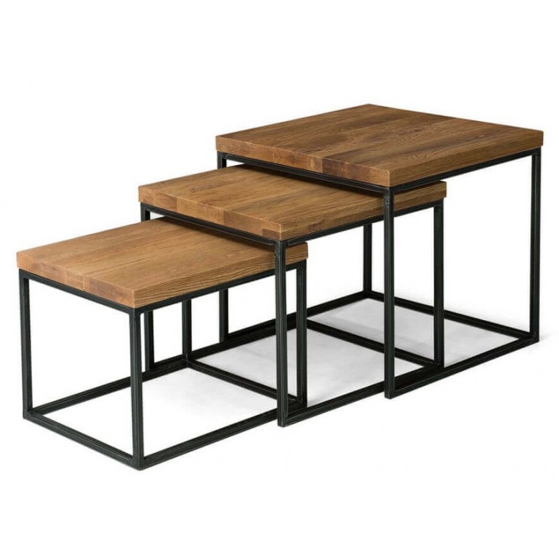 Набор из 3 кофейных столиков Tundra