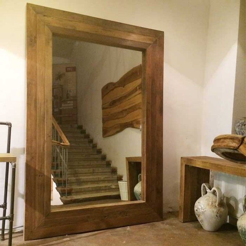 Зеркало из массива дерева ценных пород Dec 230