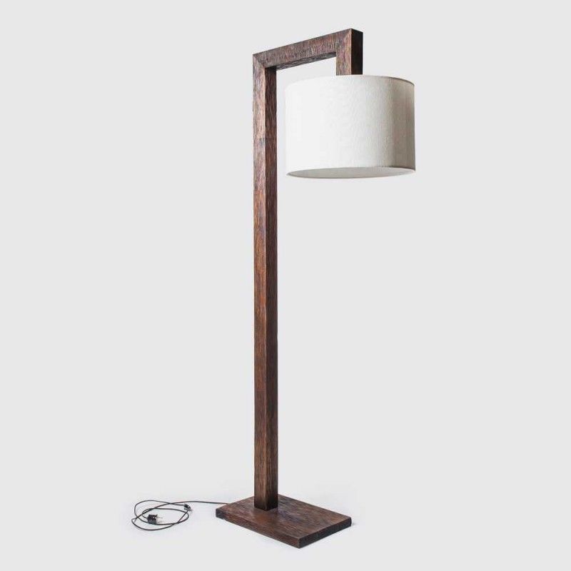Торшер из массива дерева ценных пород Flores
