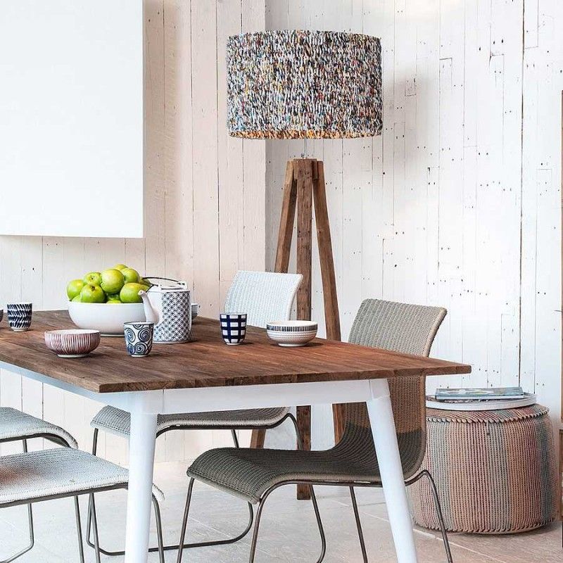 Торшер из массива дерева ценных пород Solo P4