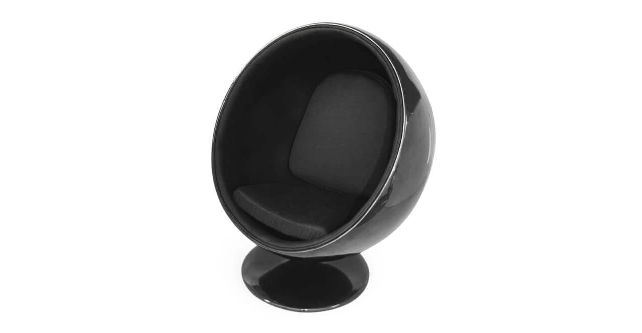 Ball chair кресло шар черное